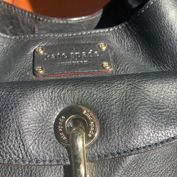 Kate Spade Black Leather Satchel - Picture 8 of 9